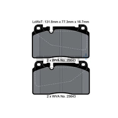 Pagid Street+ Brake Pads 8112