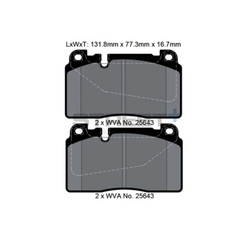 Pagid Street+ Brake Pads 8121