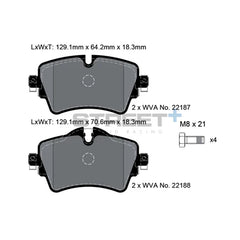 Pagid Street+ Brake Pads 8161