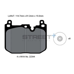 Pagid Street+ Brake Pads 8162
