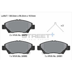 Pagid Street+ Brake Pads 8310