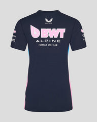 Alpine Racing F1 2025 Women's Team T-Shirt- Navy