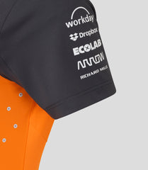 McLaren F1 Women's 2025 Oscar Piastri Team Drivers Polo Shirt- Papaya