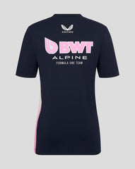 Alpine Racing F1 2025 Kids Team T-Shirt- Navy