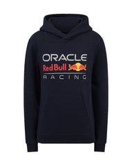 Red Bull Racing F1 Kid's Large Logo Hoodie - Youth Navy/Blue/Gray