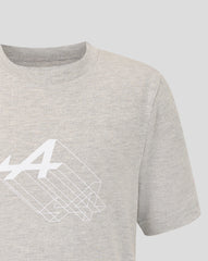 Alpine Racing F1 Kids 'A' Graphic T-Shirt - Youth Grey