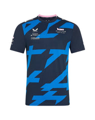 Alpine Racing F1 2025 Men's Pierre Gasly Team T-Shirt- Navy