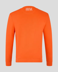 Red Bull Racing F1 Max Verstappen Puzzle Crew Sweatshirt - Exotic Orange