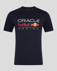 Red Bull Racing F1 Kids Large Front Logo T-shirt - Youth Navy/White/Blue/Gray