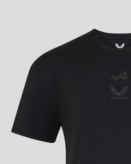 Alpine Racing F1 Dual Brand T-Shirt - Caviar Black