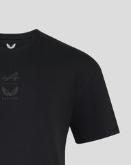 Alpine Racing F1 Dual Brand T-Shirt - Caviar Black