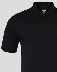 Alpine Racing F1 Dual Brand Polo Shirt - Caviar Black