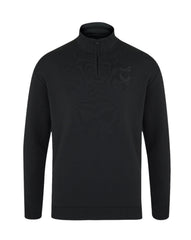 Alpine Racing F1 Dual Brand 1/4 Zip Pullover - Caviar Black