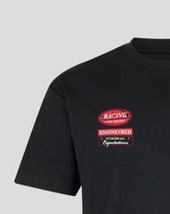 Honda Racing Repsol Distressed Logo Oversized T-Shirt- Black