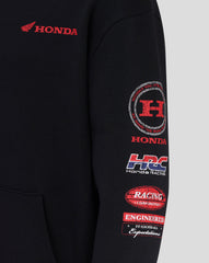 Honda Racing Repsol Distressed Logo Hoodie - Black