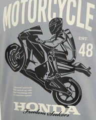 Honda Racing Repsol Motorcycle Graphic Oversized T-Shirt