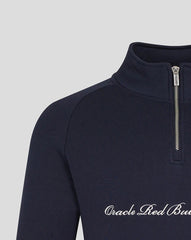 Red Bull Racing F1 Heritage Script 1/4 Zip Sweater - Navy