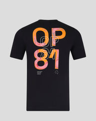 McLaren F1 Oscar Piastri Driver T-Shirt - Caviar Black/Egret