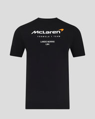 McLaren F1 Lando Norris Driver T-Shirt - Caviar Black/Egret