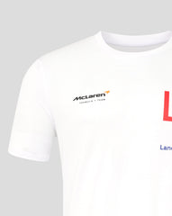 McLaren F1 Lando Norris Silverstone T-Shirt - White/Black