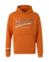 McLaren F1 USA Austin GP Stripe Sleeve Hoodie - Burnt Orange