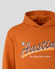 McLaren F1 USA Austin GP Stripe Sleeve Hoodie - Burnt Orange