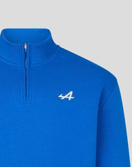 Alpine Racing F1 Quarter Zip Sweatshirt - Lapis Blue