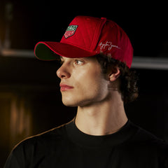 Ayrton Senna F1 x Tag Heuer Quilted Race Hat - Red