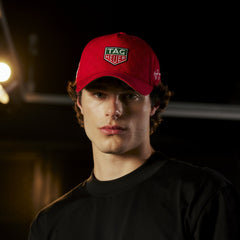Ayrton Senna F1 x Tag Heuer Quilted Race Hat - Red