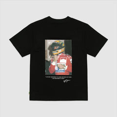Ayrton Senna F1 x Tag Heuer 88 T-Shirt - White/Black