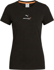McLaren F1 Women's Core Essentials T-Shirt - Puma Black/White Glow Heather