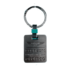 Aston Martin Cognizant Aramco F1 Team Square Keyring