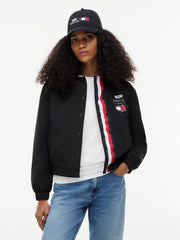 Cadillac F1 Racing Women's Logo Coach Jacket - Black