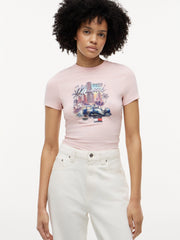 Cadillac F1 Racing Women's Special Edition Miami GP Fitted T-Shirt - Pink