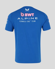 Alpine Racing F1 2026 Men's Team Set Up T-Shirt - Lapis Blue