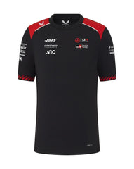 Haas Racing F1 2026 Kids Team Set Up T-Shirt - Youth Black
