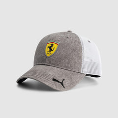 Scuderia Ferrari F1 Puma Race Trucker Hat - Black/Gray