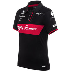 Alfa Romeo Racing F1 Women's Team Polo Shirt - Black