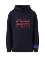 Red Bull Racing F1 Kid's Large Logo Hoodie - Youth Navy/Blue/Grey