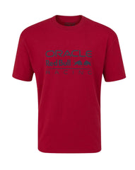 Red Bull Racing F1 Relaxed Fit Large Front Logo T-shirt - Night Sky/Chilli Pepper