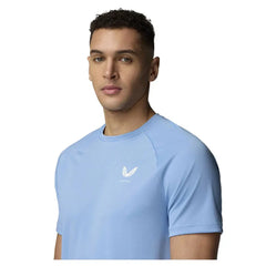 Castore Men's Mainline Short Sleeve T-Shirt - Cool Blue
