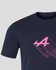 Alpine Racing F1 'A' Graphic Relaxed Fit T-Shirt - Navy