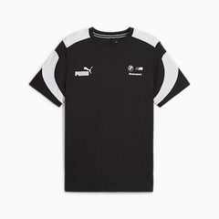 BMW M Motorsports Puma Men's MT7+ T-Shirt- Black/Blue