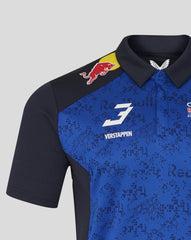 Red Bull Racing F1 Men's 2026 Max Verstappen Team Polo Shirt- Blue