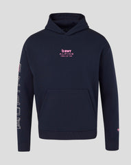 Alpine Racing F1 Sleeve Graphic Relaxed Fit Pullover Hoodie - Navy