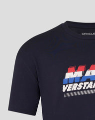 Red Bull Racing F1 Max Verstappen Front Graphic T-Shirt - Navy