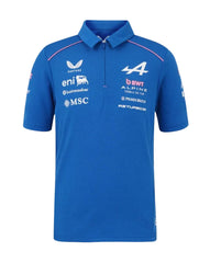 Alpine Racing F1 2026 Kids Team Polo Shirt - Youth Lapis Blue
