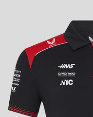 Haas Racing F1 2026 Men's Team Polo Shirt - Black
