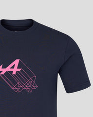 Alpine Racing F1 'A' Graphic Relaxed Fit T-Shirt - Navy