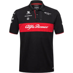 Alfa Romeo Racing F1 Kids Team Polo Shirt- Black